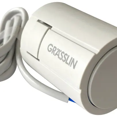Servomoteur Grässlin thermio valve 230VAC 50Hz NC 180s IP54 a.adaptateur d.vanne 