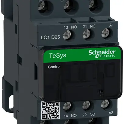Contattore Schneider Electric LC1D25B7 24V/50/60Hz 1Ch+1cont.25A TeSys 