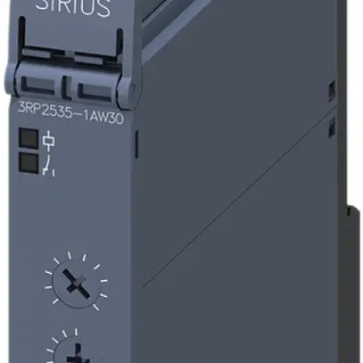 Relè a tempo Siemens SIRIUS 3RP25 12…240VUC 1C rc 0.05s…100h a vite 