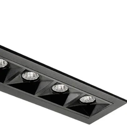 Plafonnier LED INC SG Inspire 8W 500lm 920…940 VAR 163×62mm noir 