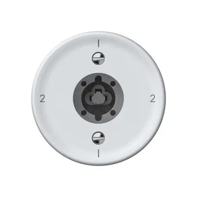 Interruttore a chiave origin commutatore 3/1L 16A 250V 1-2-1-2 60×60mm bianco 