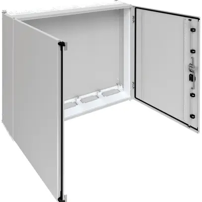 Armadio murale Hager univers con porta piena CP I IP55 1250×1300×275mm RAL 7035 
