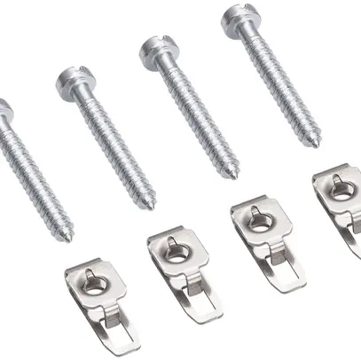 Fissaggio per guida Hager univers, set con 4 viti e controdadi 
