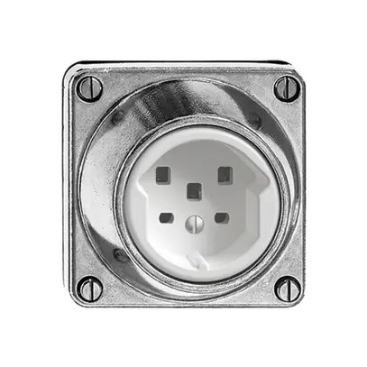 Prise hum.T25 16A Al nature avec bornes enfichable 