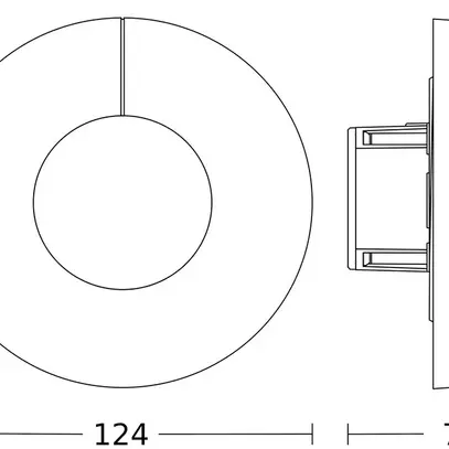 Rilevatore di presenza INC Steinel IS 3360 COM1 2.8m PIR 3m² tondo nero 