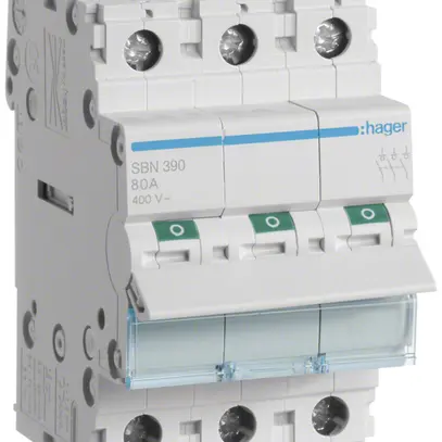 Interruttore AMD Hager 100A 400V 3 chiusura 0 apertura 0 invertitore 3UM 