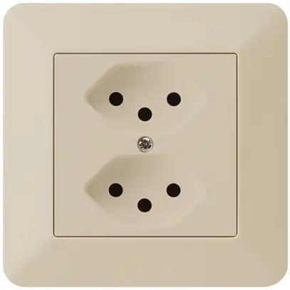 Prise ENC kallysto.trend 2×T13 beige 