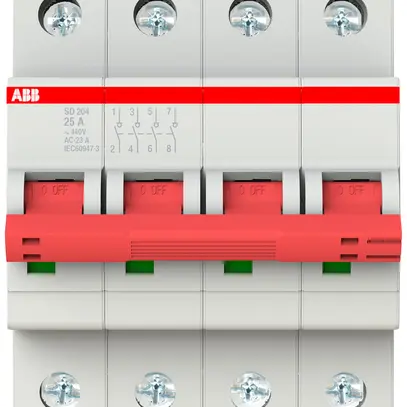 REG-Lasttrennschalter ABB pro M compact SD204/25 25A 4P 440V 4TE 