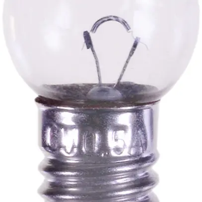 Lampada incand. per bicicletta E10 6V 0.5A liscia 