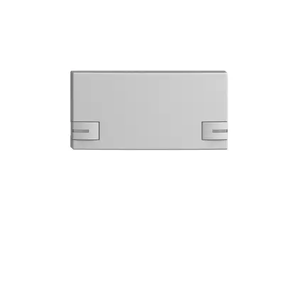 Bouton EDIZIOdue zeptrionAIR scène sans marquage avec LED gris clair 