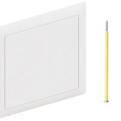 Coperchio ad innesto AGRO 130×130mm incl. 2 vite centrali isolati 