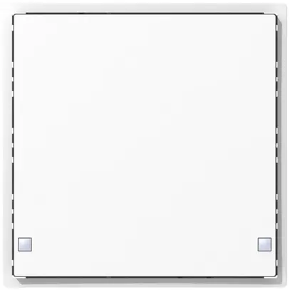 Couronne pour senseur poussoir SIDUS KNX Design type ZE, 1/2, blanc brillant 