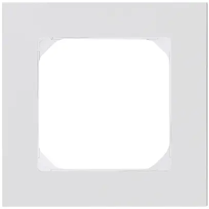 Abdeckrahmen KAL.art 1×1 94×94mm Al weiss 