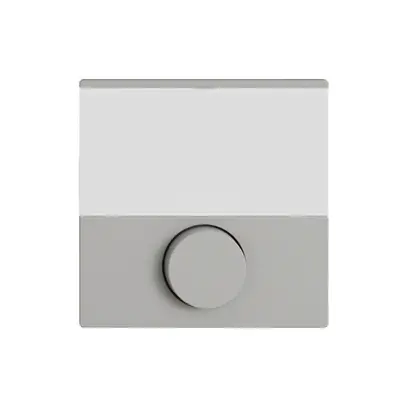 Contact à poussoir de sonnerie EDIZIO.liv SNAPFIX® 6A 250V étiquette grc 