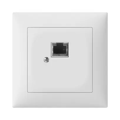 Presa INC SIDUS B 1×RJ45 bianco 