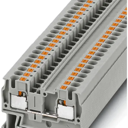 Morsetto di passaggio Push-In 0.2…6mm² grigio 