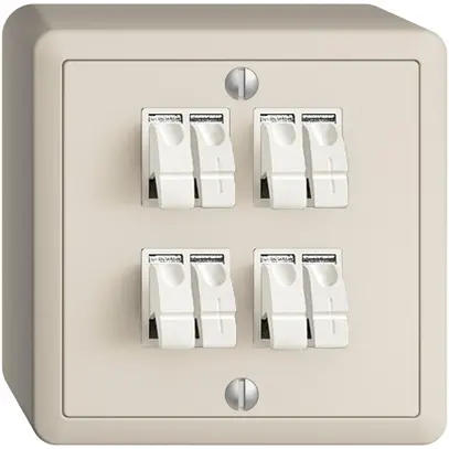 Prise AP audio FX 4×crema borne à étrier pour 4 haut-parleurs 