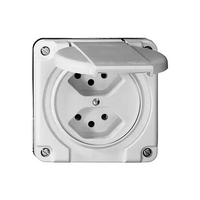Presa INC FH NUP CO 2×T13 bianco 