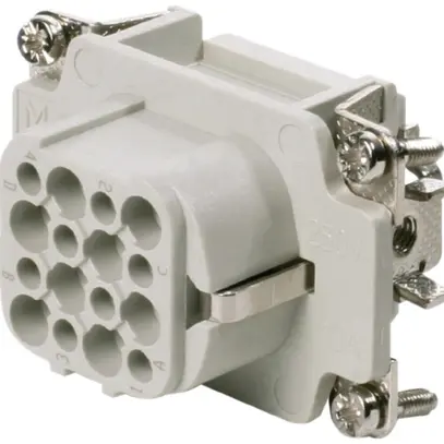 Insert femelle Weidmüller HDC HD 250V 10A 16L à sertir grd.3 