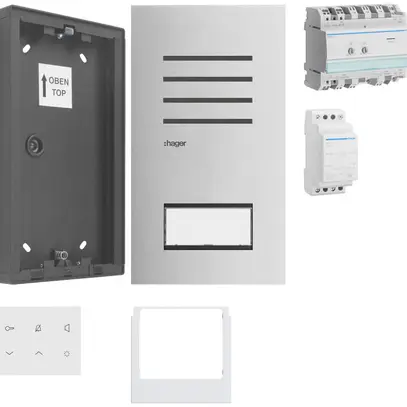 AP-Audio-Set Hager elcom.start für 1 Wohnung 