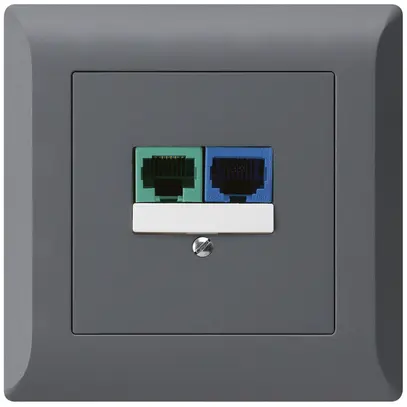 Scatola INC DSL kallysto.line 2×RJ45 antracite 