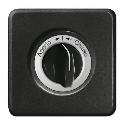 Kit frontal ENC Aperto-I-Chiuso pour contact pivotant noir 