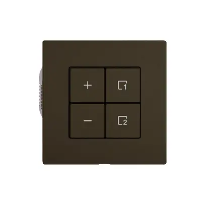 Dimmer Uni-LED EDIZIO.liv Wiser SNAPFIX® 1 Szene 4 Tasten WLAN br 