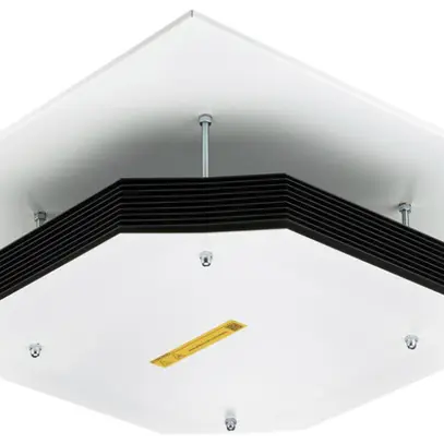 Unité de désinfection d'air UV-C Philips UPPER AIR MR62 38W plafond blanc/noir 