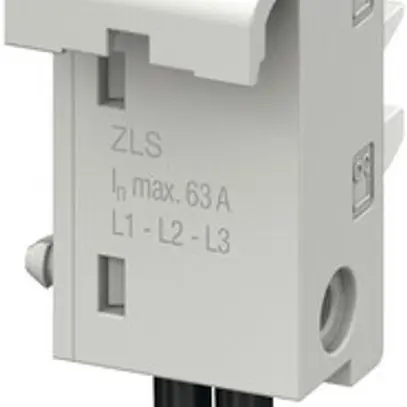 Adapter SMISSLINE TP DIN 63A 1P L1/L2/L3 Litze 300mm unten 