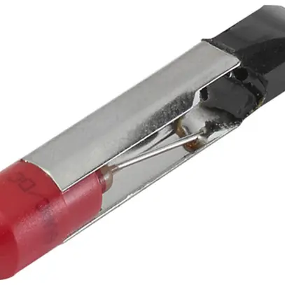 LED single EAO T6,8 28VAC/DC, 9mA/17mA, rosso 