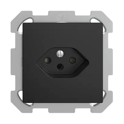 Presa INC EDIZIOdue T13 nero con shutter 