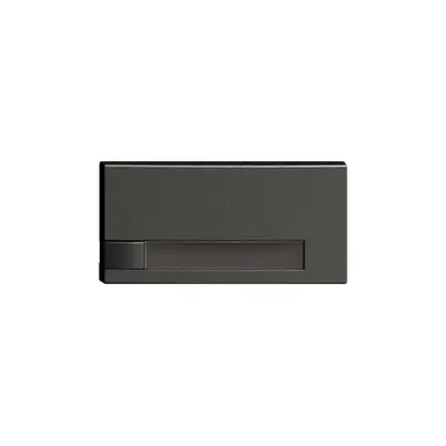 Touche 1/2 KNX/électron.s.LED+ pap.EDIZIOdue commande 1×noir 