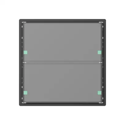 Interno di pulsante SIDUS 2/4 con LED antracite 