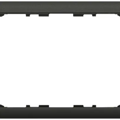 Cadre de recouvrement EDIZIOdue colore pour KNX-Panel 7" noir 