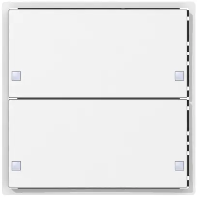 Corona per sensore pulsante SIDUS KNX Design tipo ZE, 2/4, bianco 