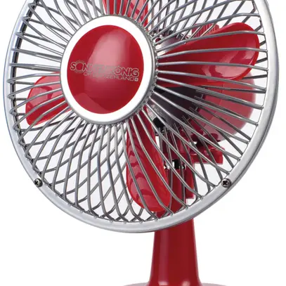 Ventilatore da tavolo Armin Schmid Retro Fan 50m³/h 2.5W 150×150×130mm rosso 