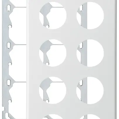 Intestazione INC basico 4×2 bianco 