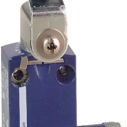 Interruttore di posizione OsiSense XCMD leva a rotella rullo metallico, M12 4L 