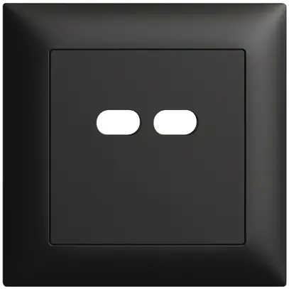 UP-Montageset Feller EDIZIOdue für Steckdose USB 18W 2×Typ C schwarz 