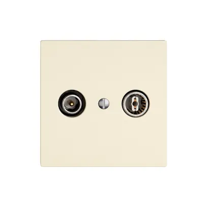 Prise antenne TV-R EDIZIO.liv SNAPFIX® prise de passage 11dB cr 