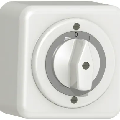 Contatto rotativo AP CLASSIC C/1 0<-I bianco 