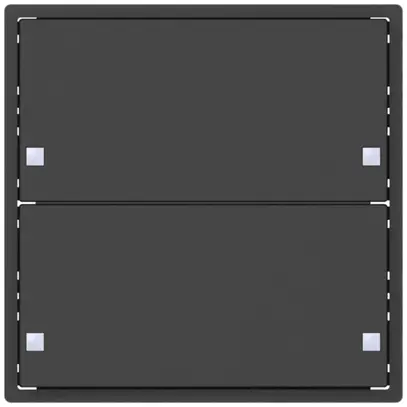 Corona per sensore pulsante SIDUS KNX Design tipo ZE, 2/4, antracite 