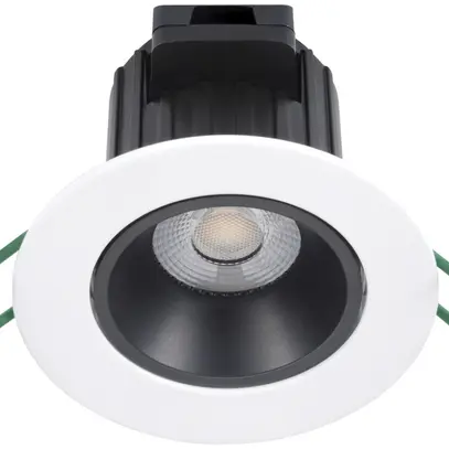 Plafoniera LED INS START ECO SPOT ALUMINIUM 9W 830 40° IP44/20 coperchio bianco 