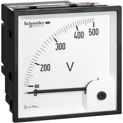 Voltmetro analogico 0…500V 96×96 