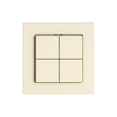 Pulsante per tapparelle EDIZIO.liv SNAPFIX® 10A 250V 4 tasto 2 canali cr 