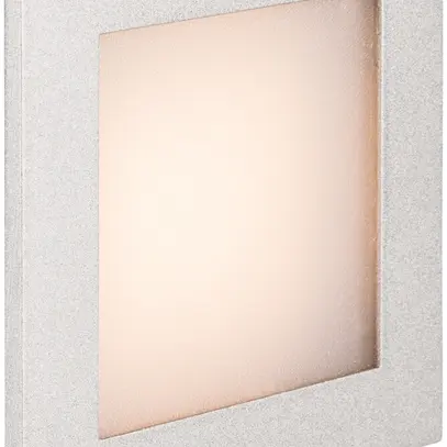 Plafoniera/lpda a muro INS LED SLV FRAME BASIC 3W 140lm 2700K 90×90×55mm argento 