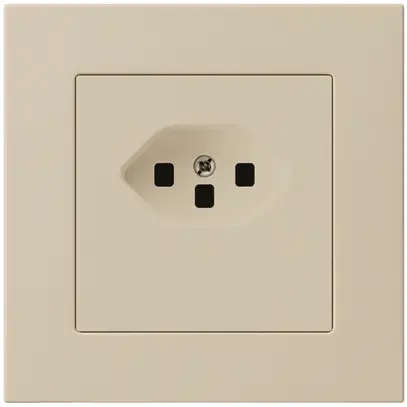 Prise ENC kallysto.pro T23 beige bornes à vis 