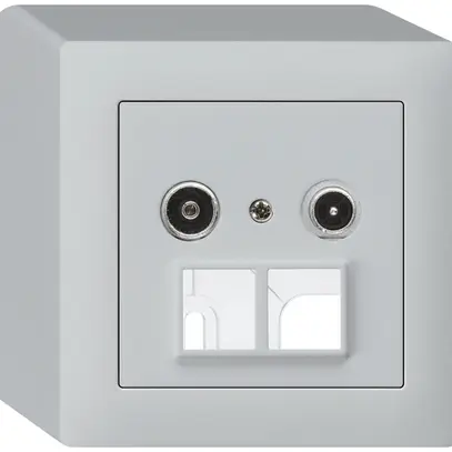 Presa multimedia AP kallysto R/TV 11dB 2GHz grigio chiaro 