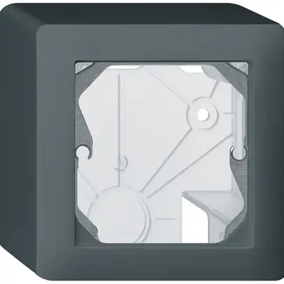 En-tête AP Hager kallysto 1×1 86×86mm anthracite 