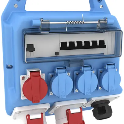 Distributeur en matière synt. Bals EVKB 17, bleu IP44 